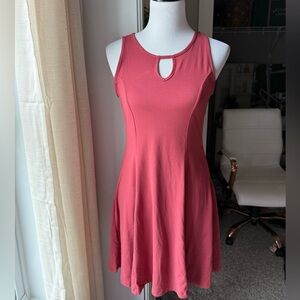 Soft pink sleeveless dress